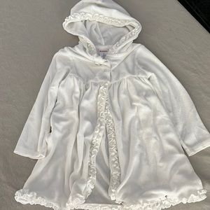 Gymboree white swim cover up baby girls 2T